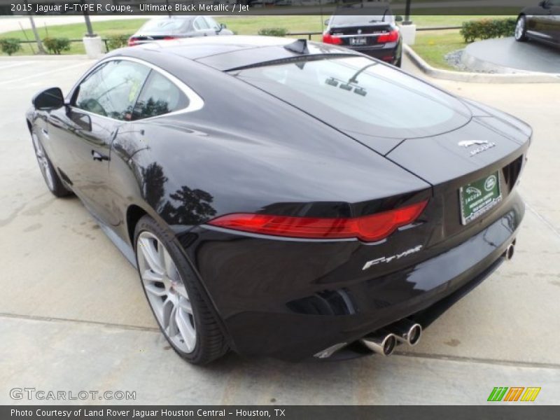 Ultimate Black Metallic / Jet 2015 Jaguar F-TYPE R Coupe