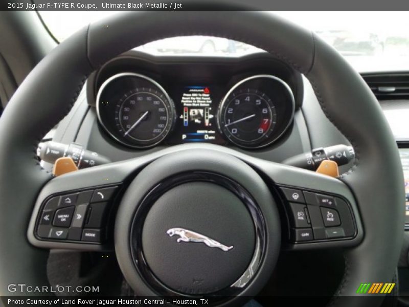 Ultimate Black Metallic / Jet 2015 Jaguar F-TYPE R Coupe