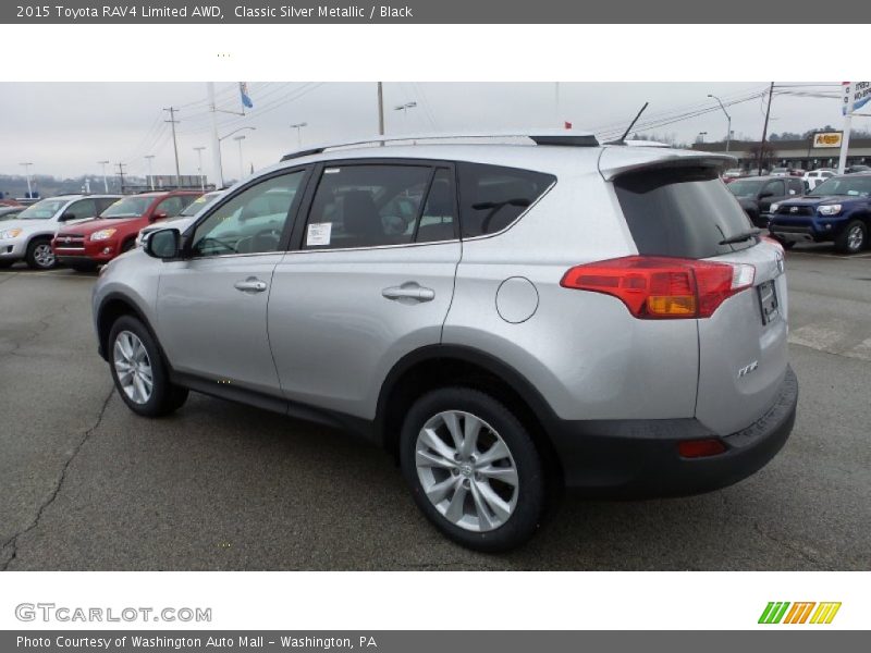 Classic Silver Metallic / Black 2015 Toyota RAV4 Limited AWD