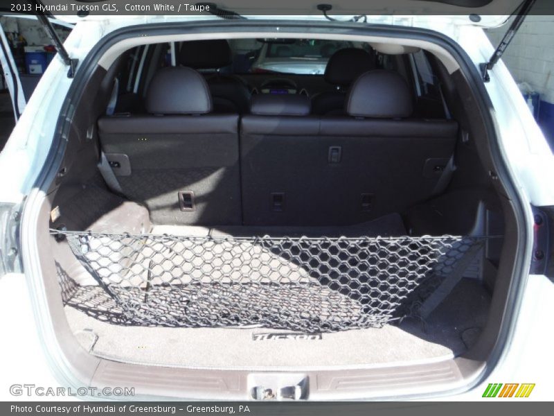Cotton White / Taupe 2013 Hyundai Tucson GLS