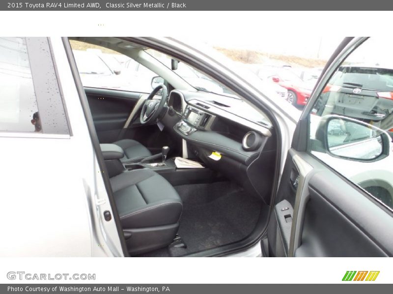 Classic Silver Metallic / Black 2015 Toyota RAV4 Limited AWD