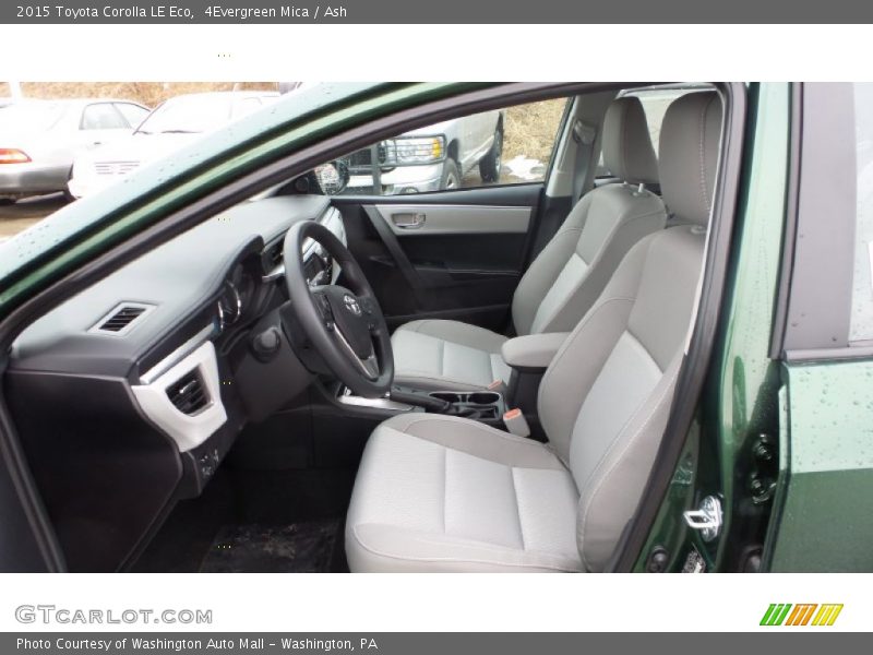 Front Seat of 2015 Corolla LE Eco