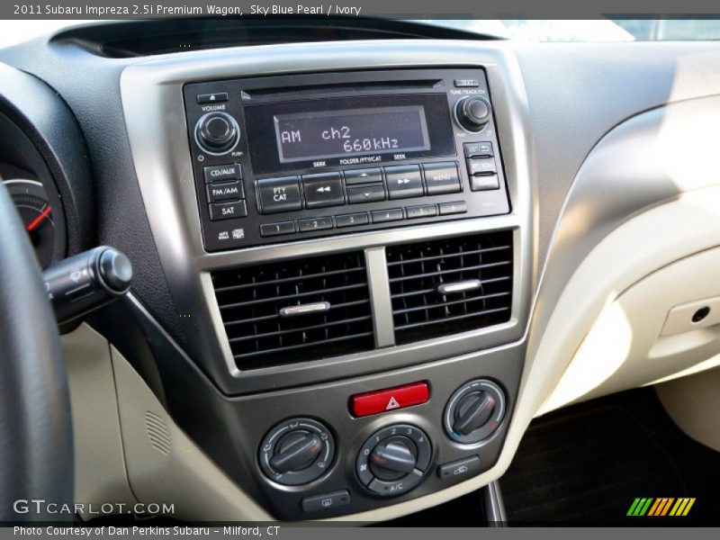 Sky Blue Pearl / Ivory 2011 Subaru Impreza 2.5i Premium Wagon