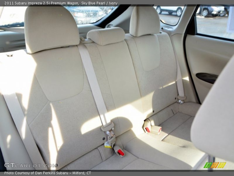 Sky Blue Pearl / Ivory 2011 Subaru Impreza 2.5i Premium Wagon