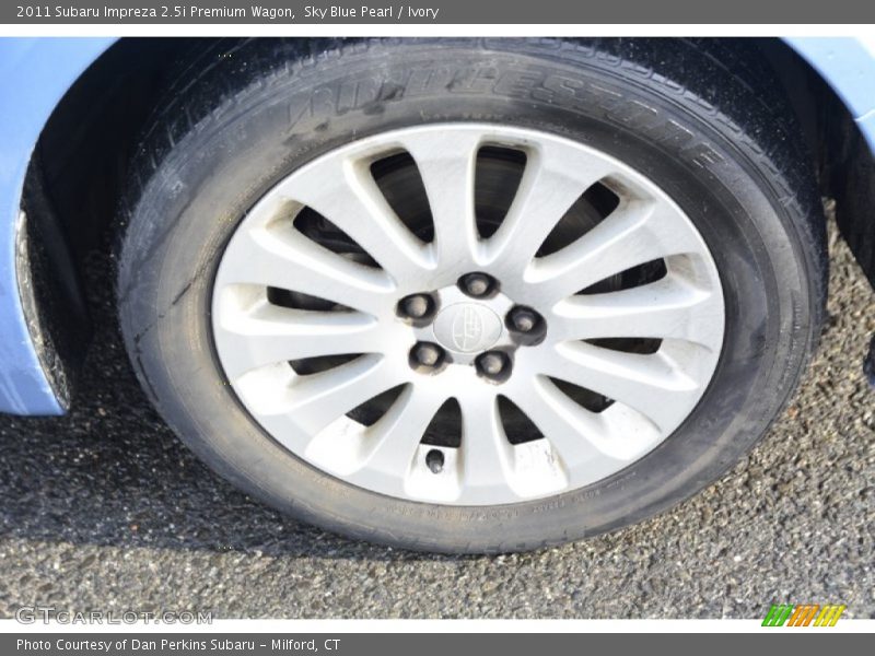 Sky Blue Pearl / Ivory 2011 Subaru Impreza 2.5i Premium Wagon
