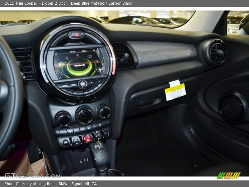 Deep Blue Metallic / Carbon Black 2015 Mini Cooper Hardtop 2 Door