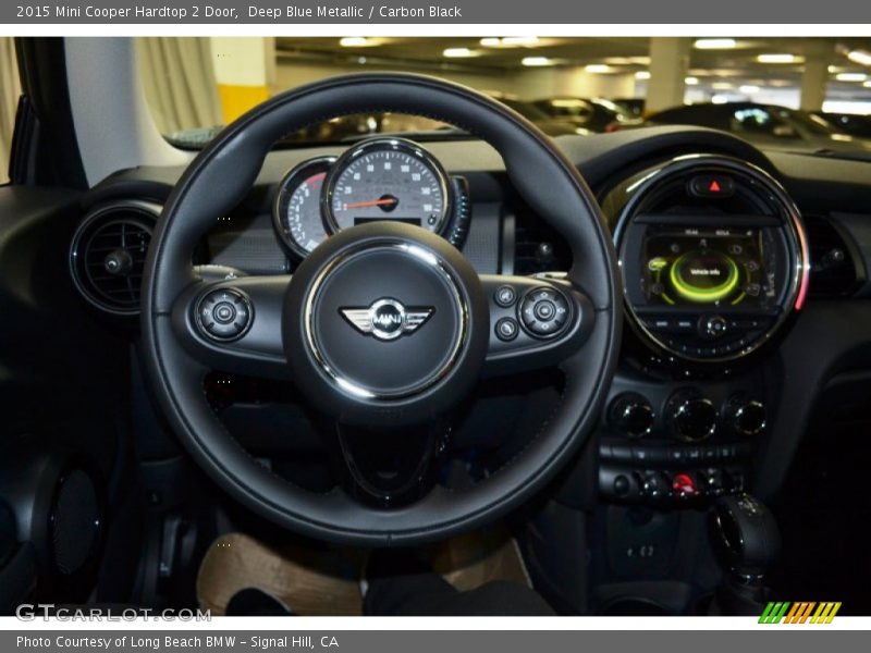 Deep Blue Metallic / Carbon Black 2015 Mini Cooper Hardtop 2 Door