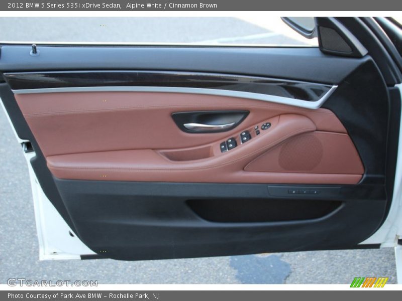 Alpine White / Cinnamon Brown 2012 BMW 5 Series 535i xDrive Sedan