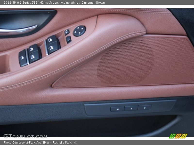 Alpine White / Cinnamon Brown 2012 BMW 5 Series 535i xDrive Sedan