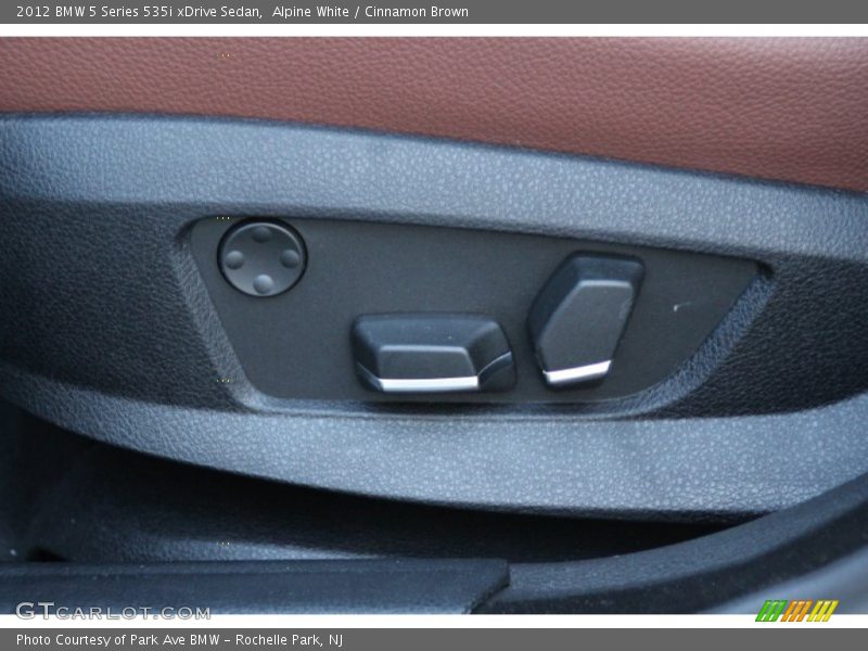 Alpine White / Cinnamon Brown 2012 BMW 5 Series 535i xDrive Sedan