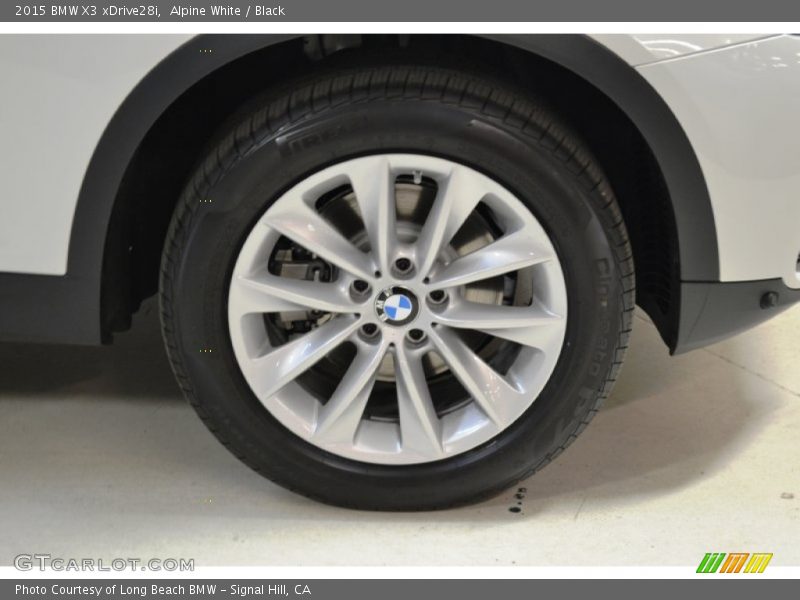 Alpine White / Black 2015 BMW X3 xDrive28i