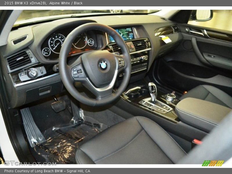 Alpine White / Black 2015 BMW X3 xDrive28i