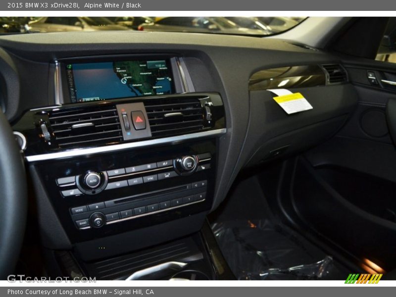 Alpine White / Black 2015 BMW X3 xDrive28i