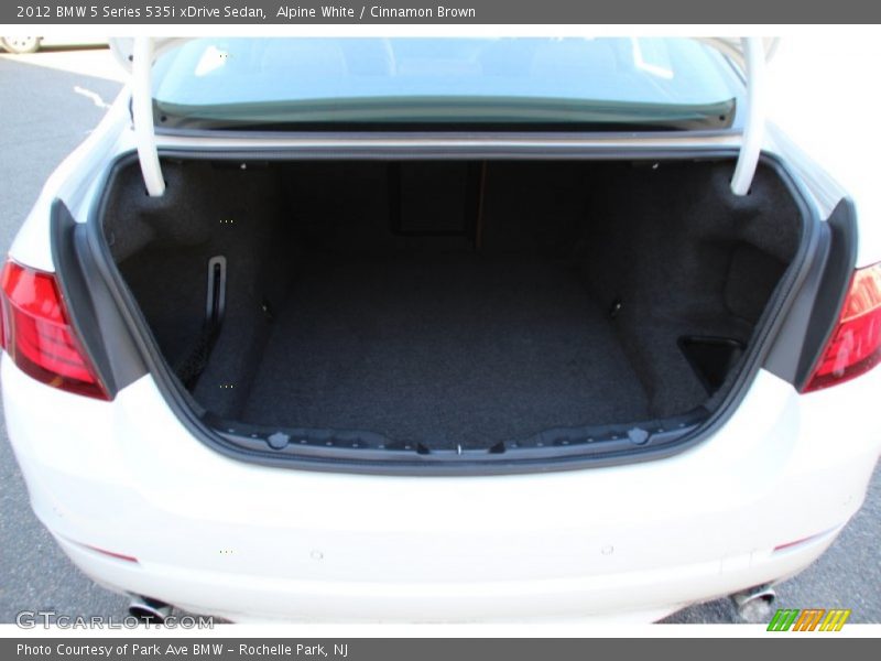 Alpine White / Cinnamon Brown 2012 BMW 5 Series 535i xDrive Sedan