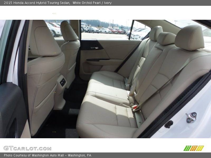 White Orchid Pearl / Ivory 2015 Honda Accord Hybrid Touring Sedan