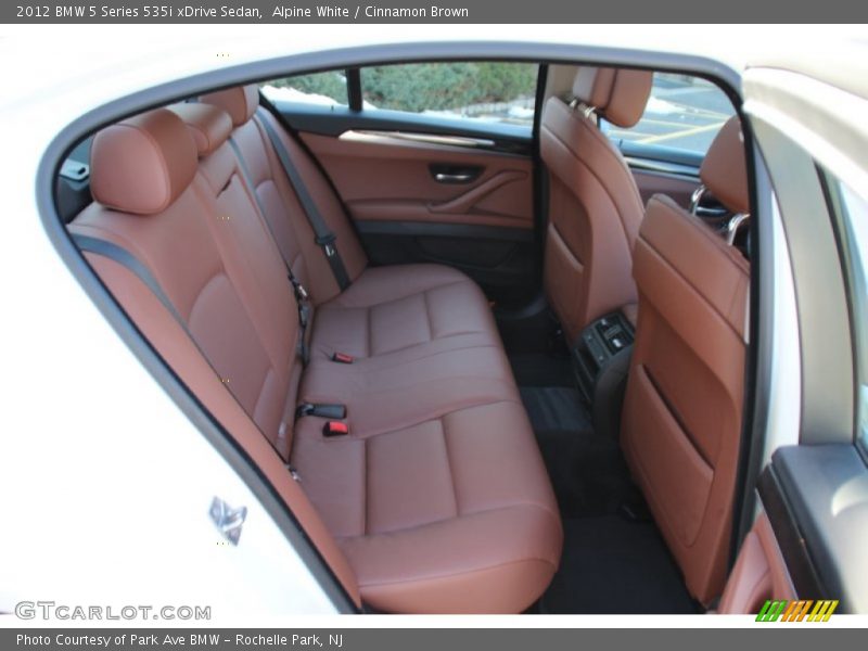Alpine White / Cinnamon Brown 2012 BMW 5 Series 535i xDrive Sedan