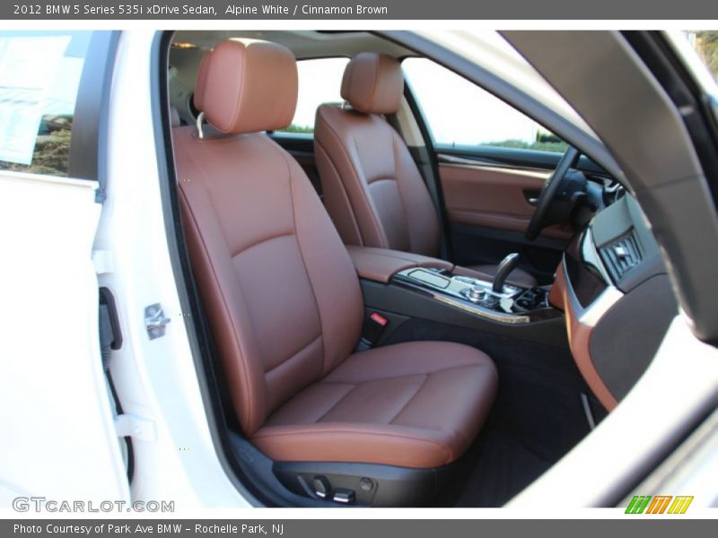 Alpine White / Cinnamon Brown 2012 BMW 5 Series 535i xDrive Sedan