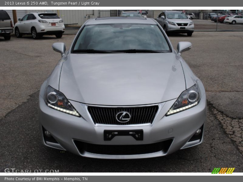 Tungsten Pearl / Light Gray 2013 Lexus IS 250 AWD