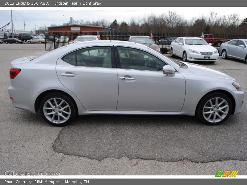 Tungsten Pearl / Light Gray 2013 Lexus IS 250 AWD