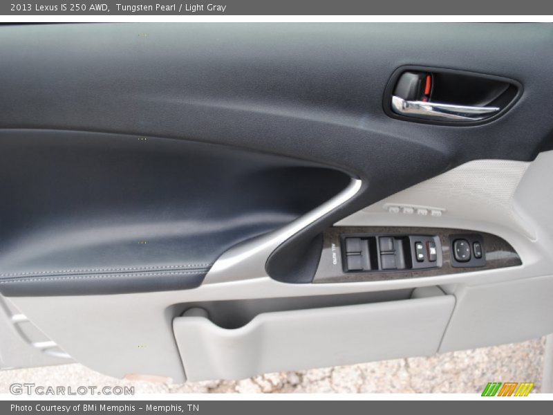 Tungsten Pearl / Light Gray 2013 Lexus IS 250 AWD