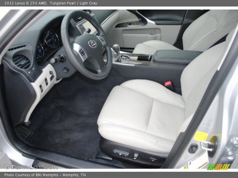 Tungsten Pearl / Light Gray 2013 Lexus IS 250 AWD