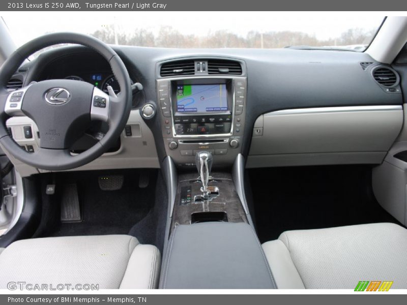 Tungsten Pearl / Light Gray 2013 Lexus IS 250 AWD