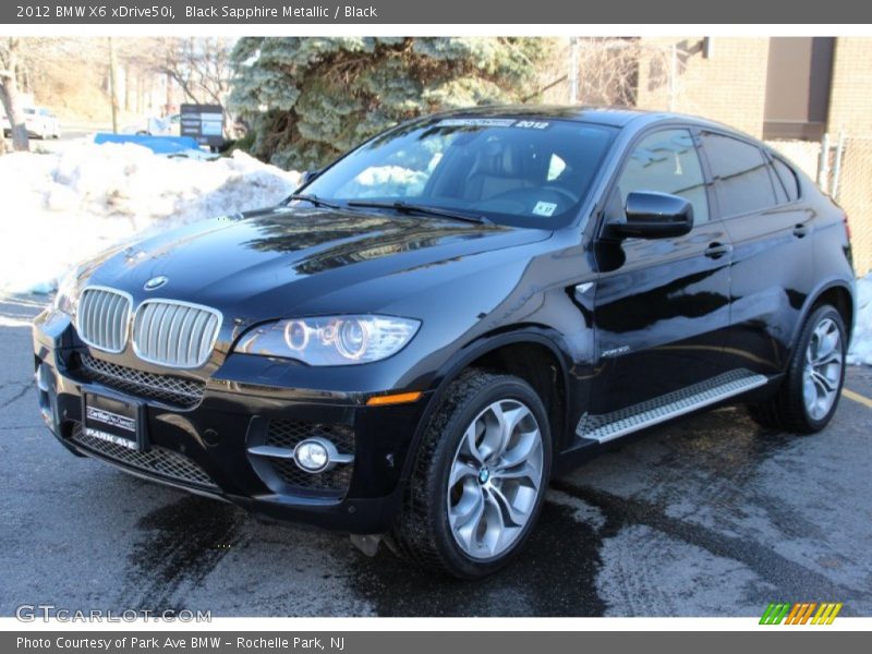 Black Sapphire Metallic / Black 2012 BMW X6 xDrive50i