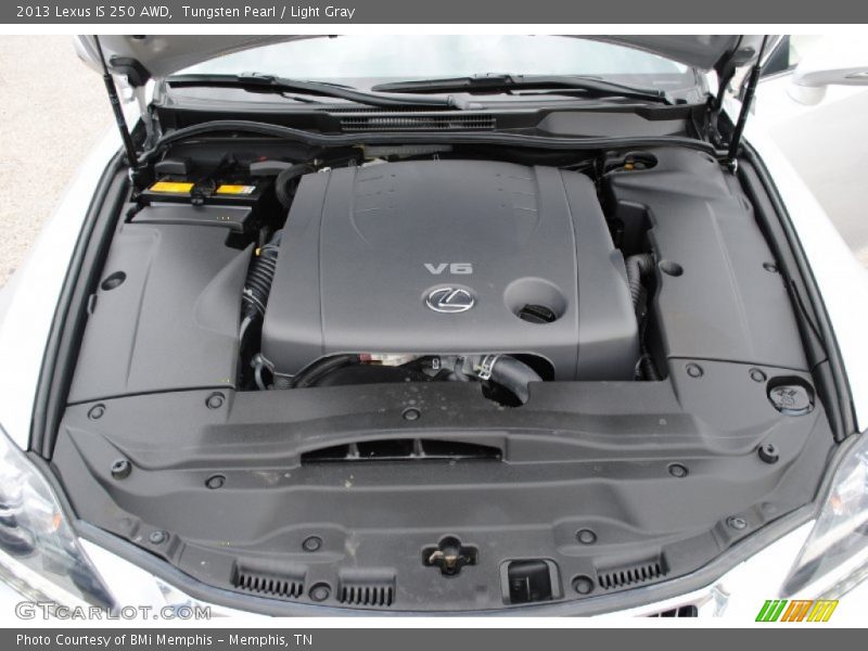 Tungsten Pearl / Light Gray 2013 Lexus IS 250 AWD