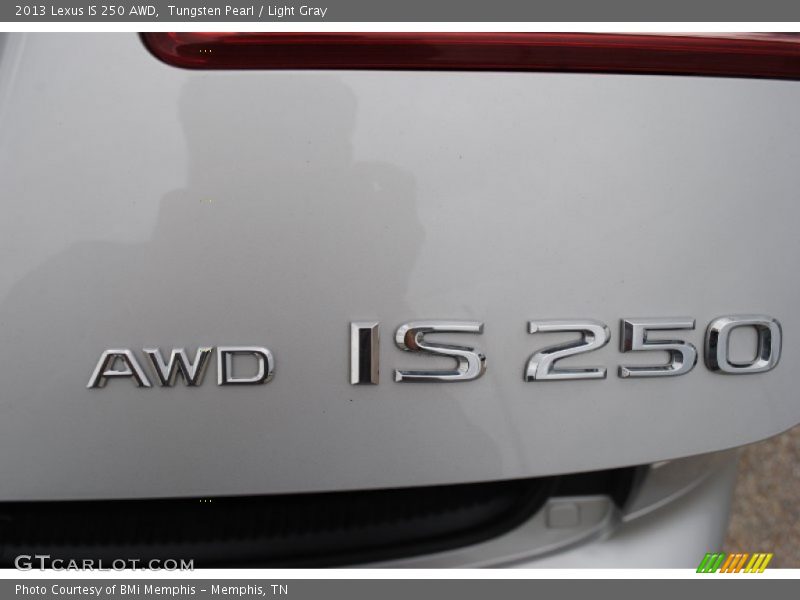 Tungsten Pearl / Light Gray 2013 Lexus IS 250 AWD