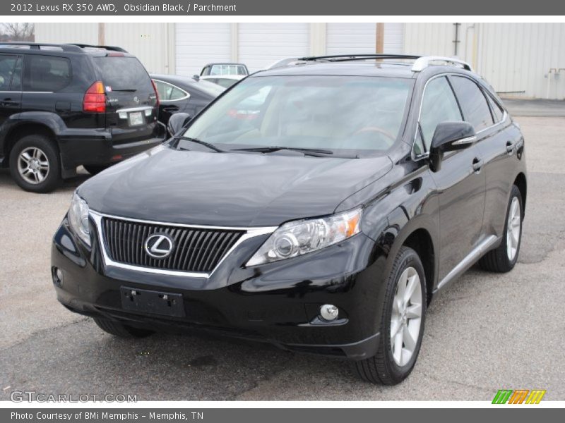 Obsidian Black / Parchment 2012 Lexus RX 350 AWD