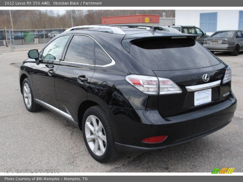 Obsidian Black / Parchment 2012 Lexus RX 350 AWD