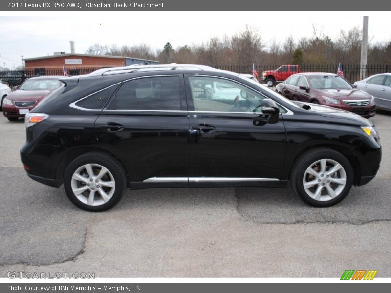 Obsidian Black / Parchment 2012 Lexus RX 350 AWD