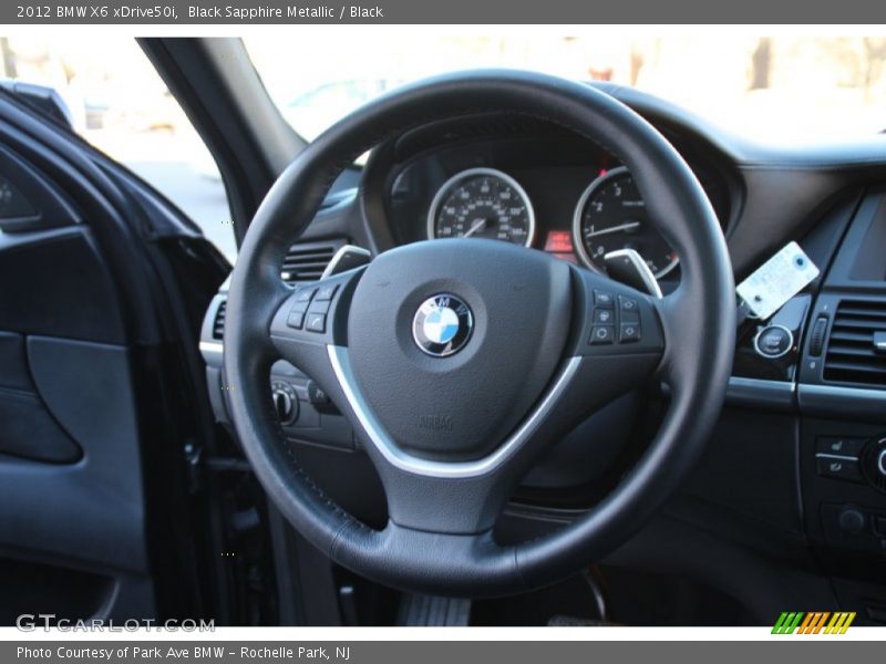 Black Sapphire Metallic / Black 2012 BMW X6 xDrive50i