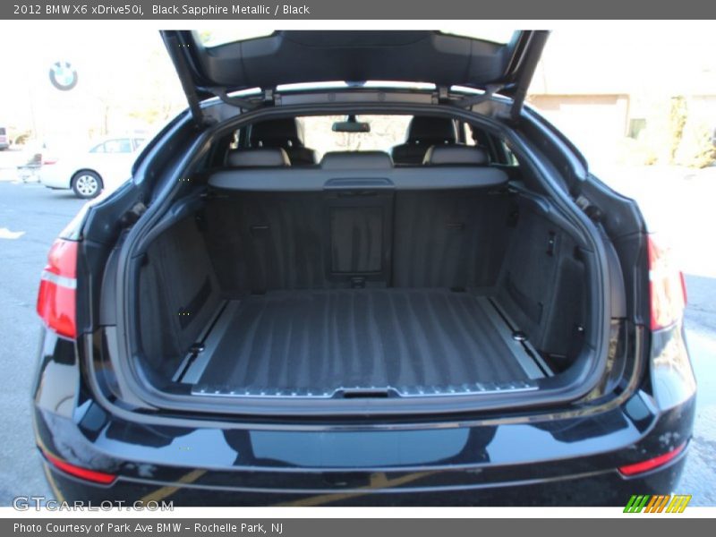 Black Sapphire Metallic / Black 2012 BMW X6 xDrive50i