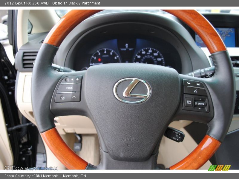 Obsidian Black / Parchment 2012 Lexus RX 350 AWD