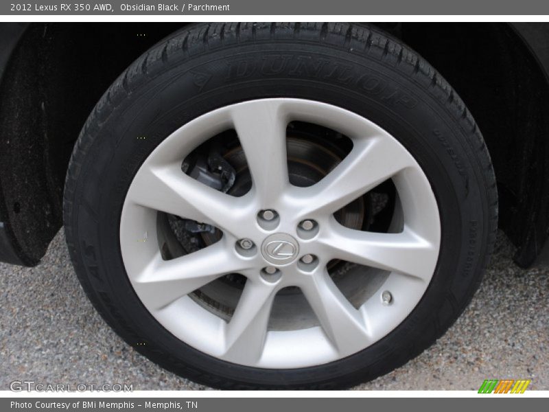 Obsidian Black / Parchment 2012 Lexus RX 350 AWD