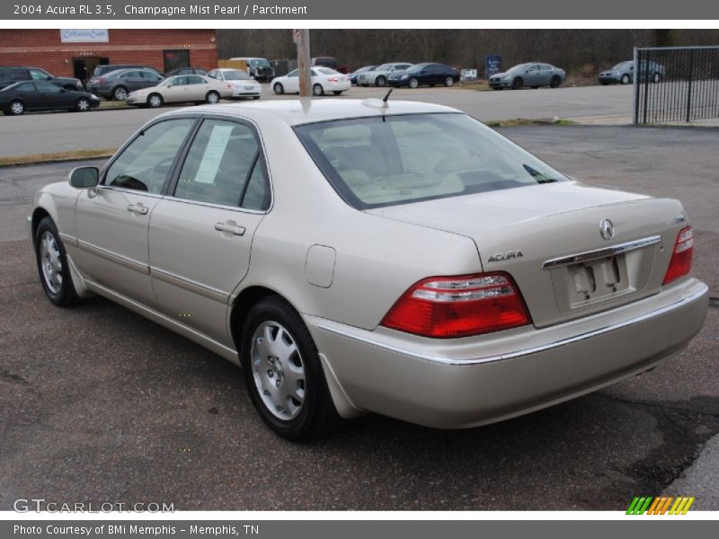 Champagne Mist Pearl / Parchment 2004 Acura RL 3.5