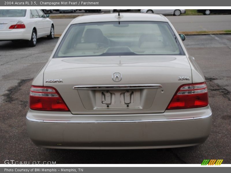 Champagne Mist Pearl / Parchment 2004 Acura RL 3.5