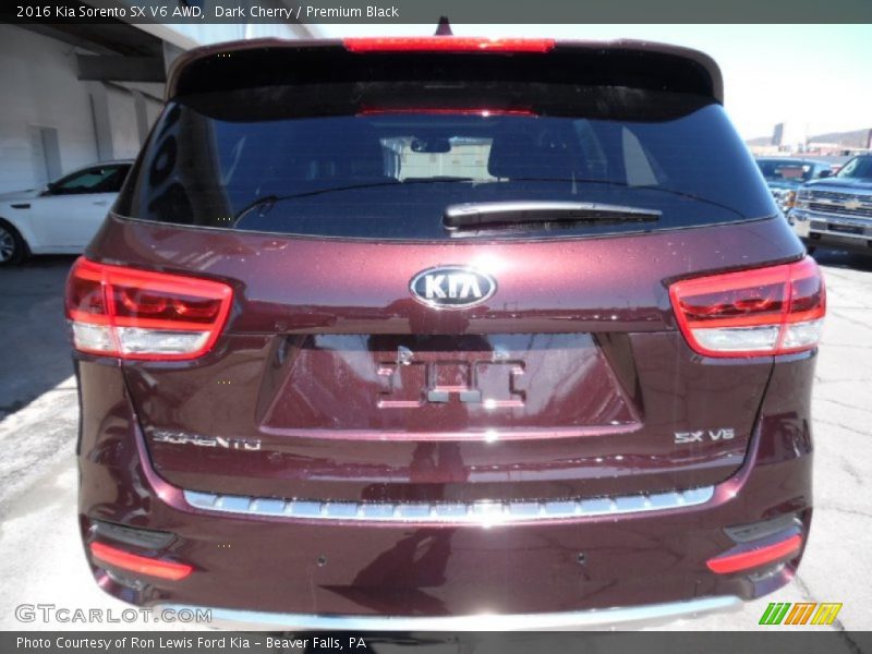  2016 Sorento SX V6 AWD Dark Cherry