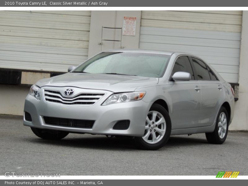 Classic Silver Metallic / Ash Gray 2010 Toyota Camry LE