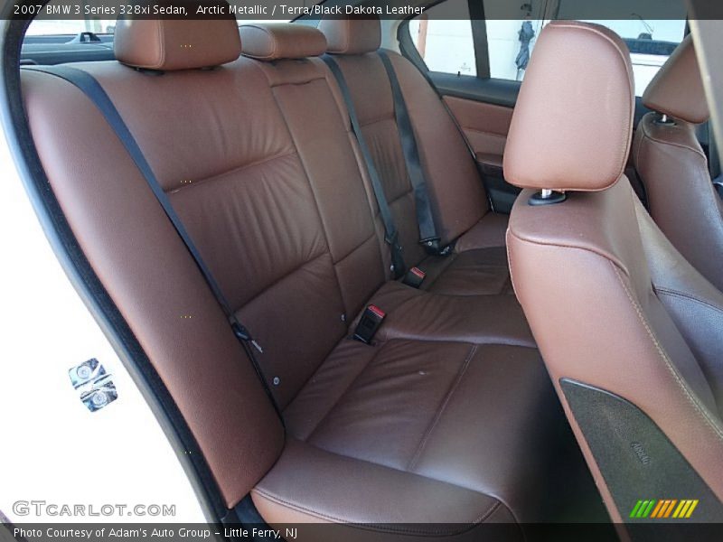 Rear Seat of 2007 3 Series 328xi Sedan