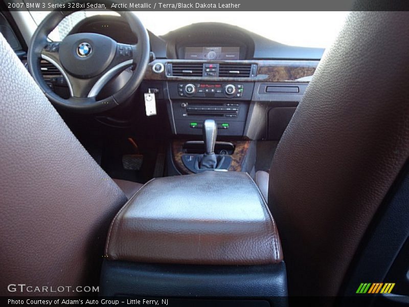 Arctic Metallic / Terra/Black Dakota Leather 2007 BMW 3 Series 328xi Sedan