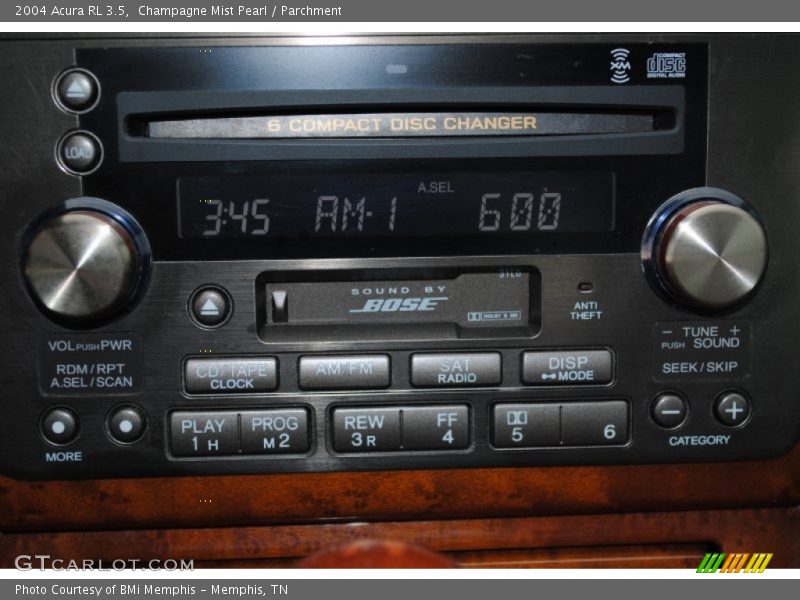 Audio System of 2004 RL 3.5
