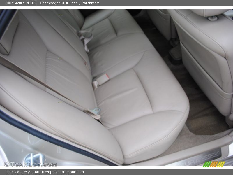 Rear Seat of 2004 RL 3.5
