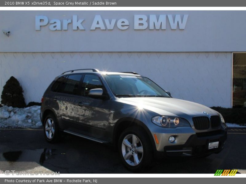 Space Grey Metallic / Saddle Brown 2010 BMW X5 xDrive35d