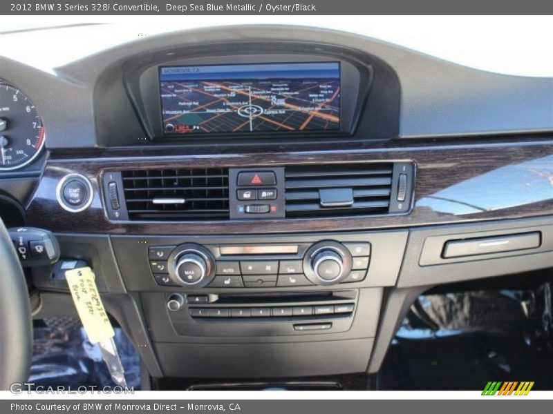 Deep Sea Blue Metallic / Oyster/Black 2012 BMW 3 Series 328i Convertible