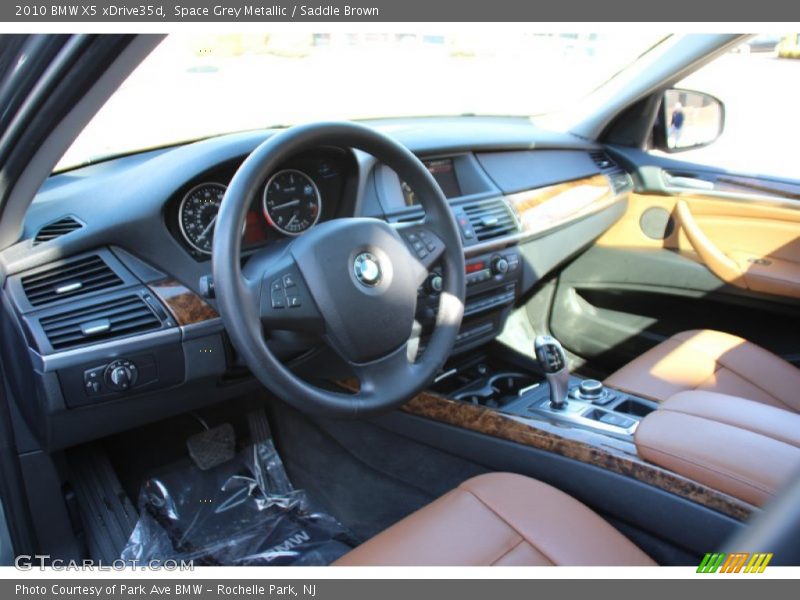 Space Grey Metallic / Saddle Brown 2010 BMW X5 xDrive35d