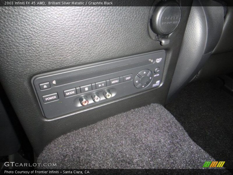 Brilliant Silver Metallic / Graphite Black 2003 Infiniti FX 45 AWD