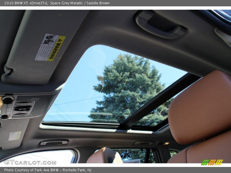 Space Grey Metallic / Saddle Brown 2010 BMW X5 xDrive35d