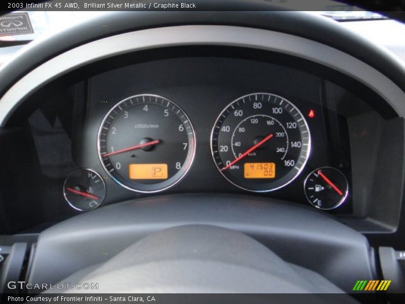  2003 FX 45 AWD 45 AWD Gauges